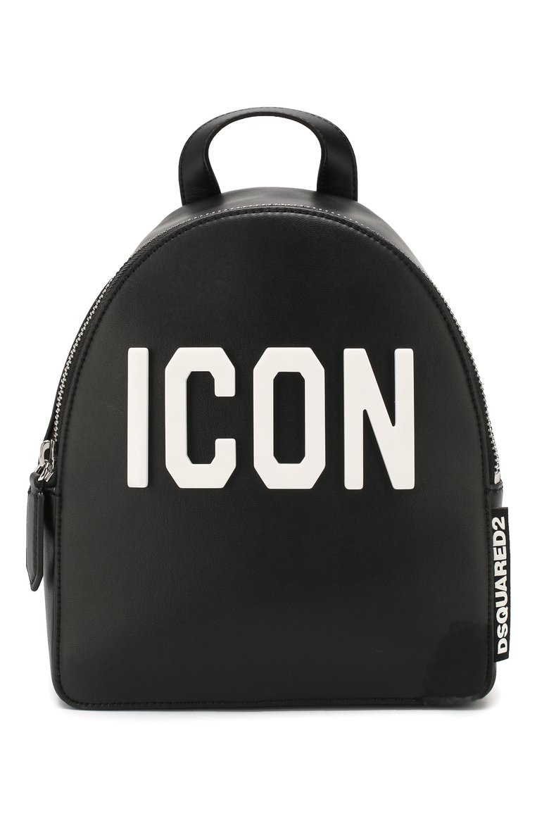 Женский черный рюкзак icon DSQUARED2 купить в интернет-магазине ЦУМ ...