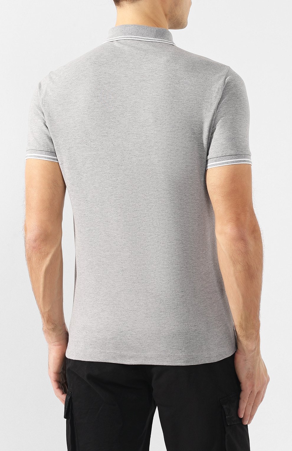 Хлопковое поло STONE ISLAND, арт. 101522S18, фото 4