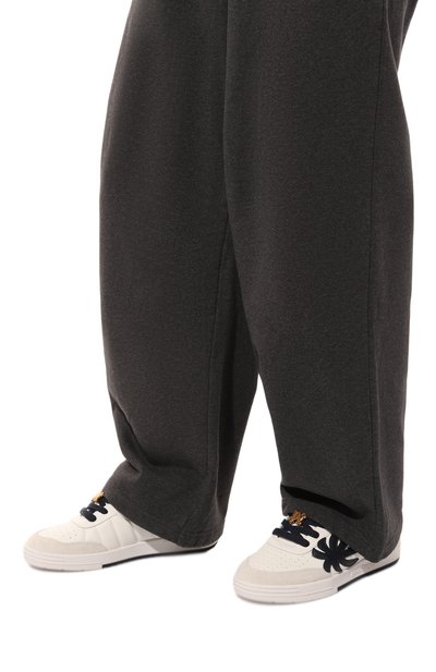 Кожаные кеды palm beach university PALM ANGELS, арт. PMIA097F24LEA001, фото 3