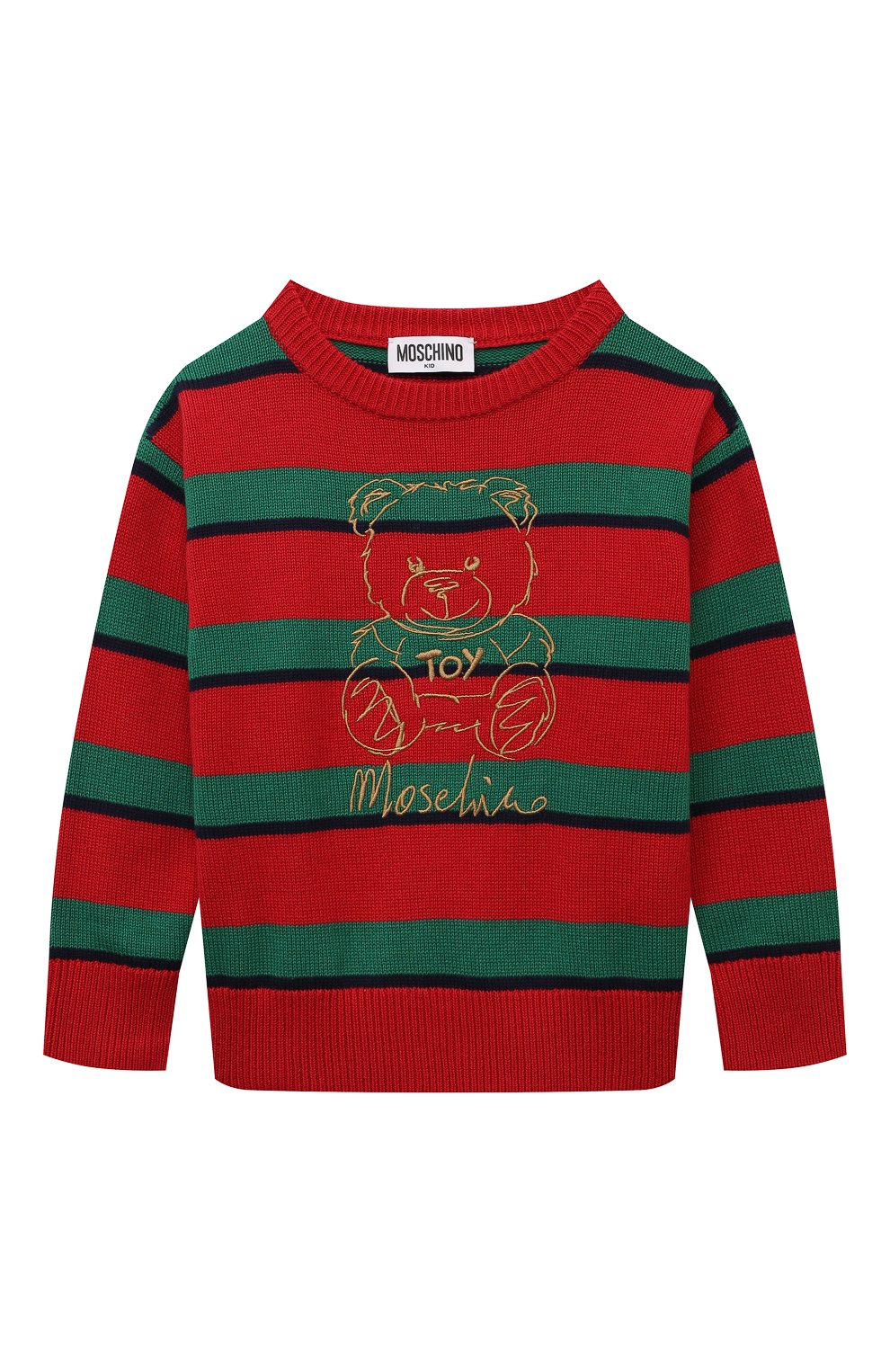 Пуловер из хлопка и шерсти MOSCHINO, арт. HMW010/LHE66/4-8, фото 1