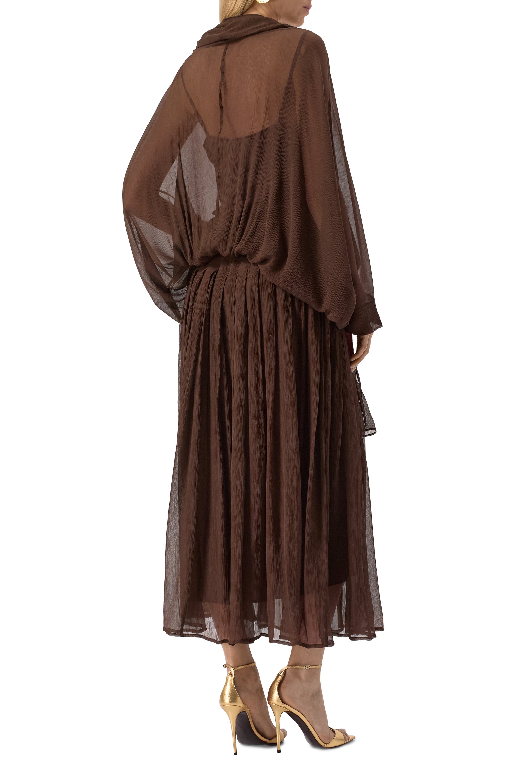 Шелковое платье ALBUS LUMEN, арт. AL.RT25.001.DRESS, фото 4