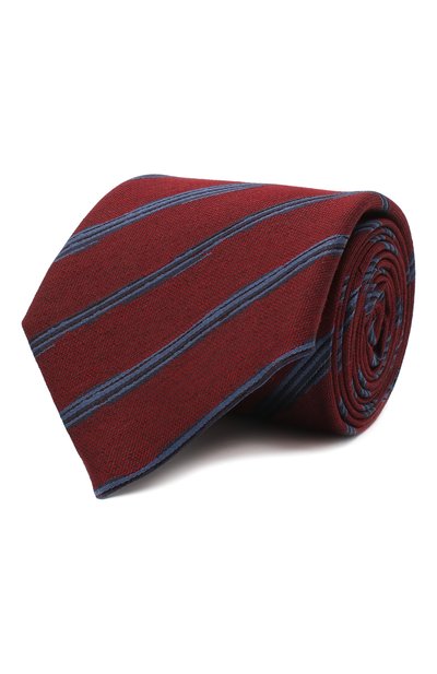 Мужской галстук из шелка и шерсти ZEGNA, арт. Z8E33/18H