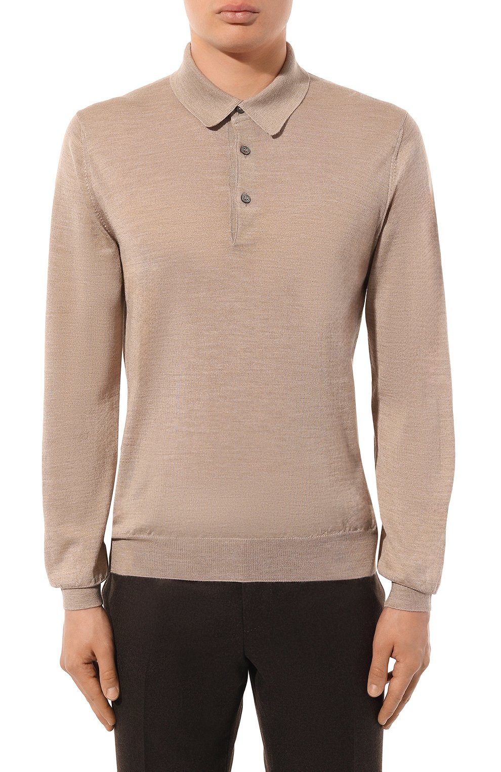 Поло из шерсти и шелка GRAN SASSO, арт. 57132/13190, фото 3