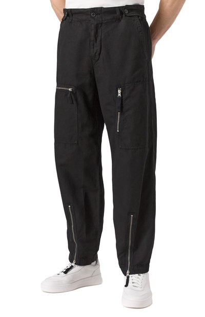 Брюки из хлопка и льна C.P. COMPANY, арт. 18CMPA104A006273G, фото 3