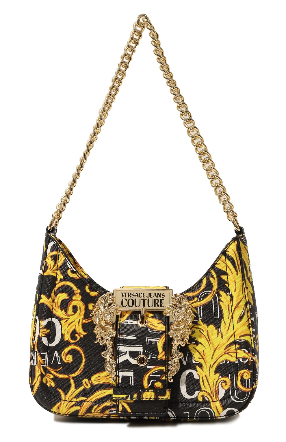 Женская черная сумка VERSACE JEANS COUTURE купить в интернет
