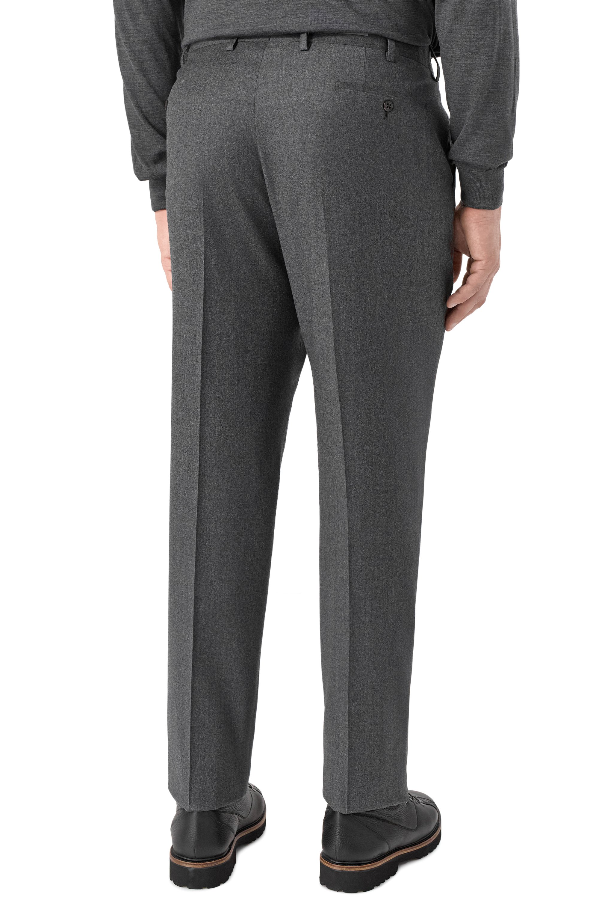 Шерстяные брюки CORNELIANI, арт. 264B08-2618581, фото 4