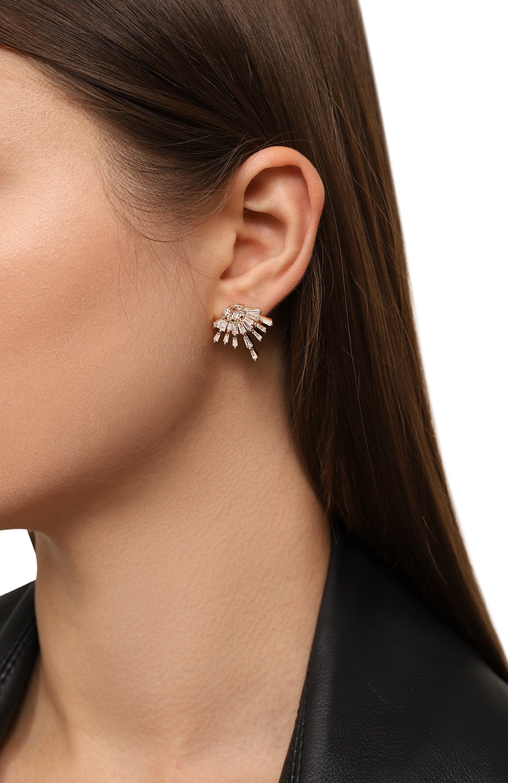 Серьги ANTON HEUNIS прозрачного цвета по цене 10400 руб., арт. RBF3.20, фото 2 Серьги ANTON HEUNIS, арт. RBF3.20, фото 2