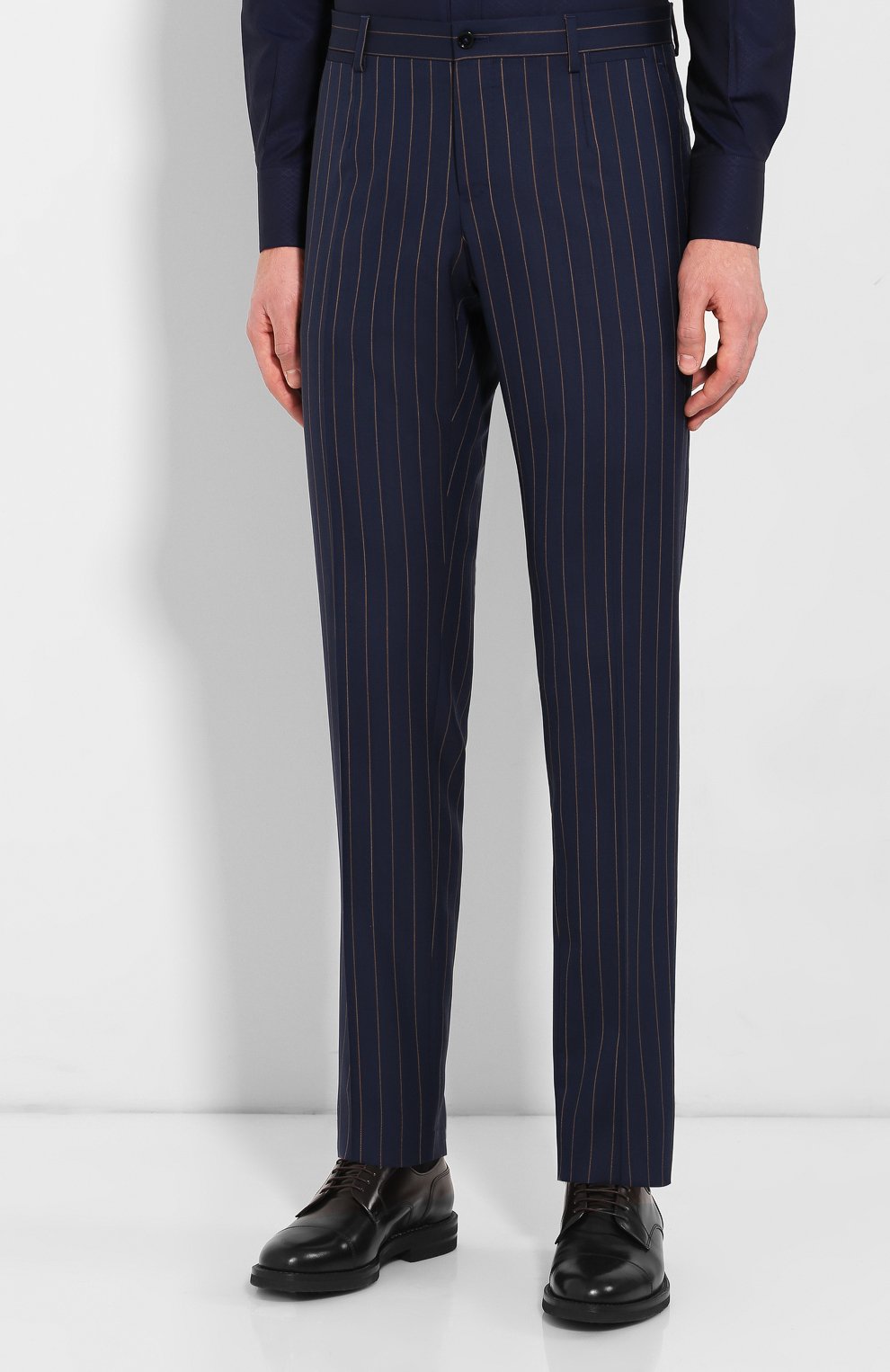 Шерстяной костюм-тройка DOLCE & GABBANA синего цвета по цене 343500 руб., арт. GKC8MT/FR3E3, фото 6 Шерстяной костюм-тройка DOLCE & GABBANA, арт. GKC8MT/FR3E3, фото 6