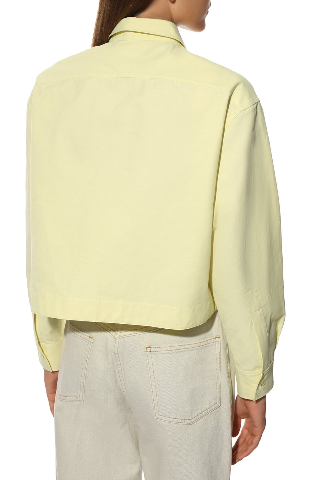 Рубашка из хлопка и льна STELLA MCCARTNEY, арт. 604237/SIA03, фото 4