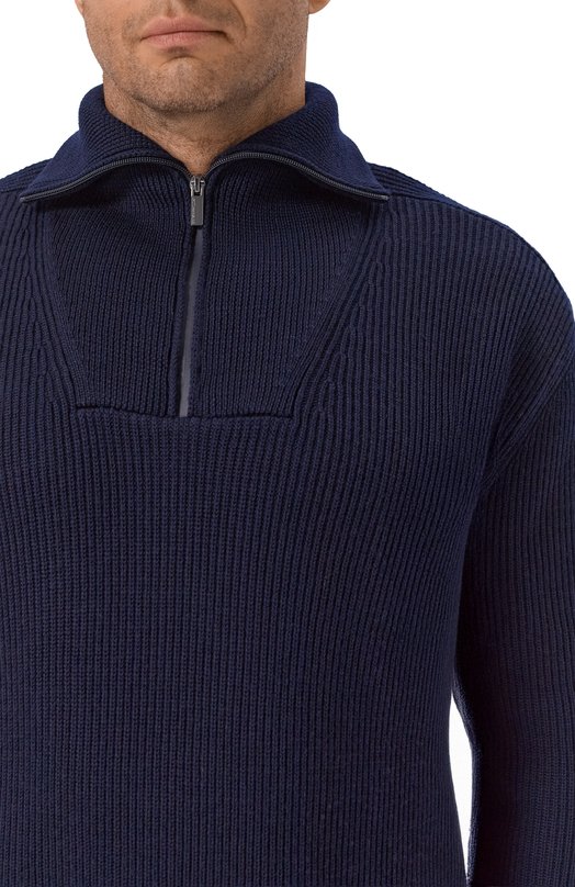 Шерстяной свитер Paul&Shark 15311180/3XL-6XL Синий  15311180/3XL-6XL Фото 5