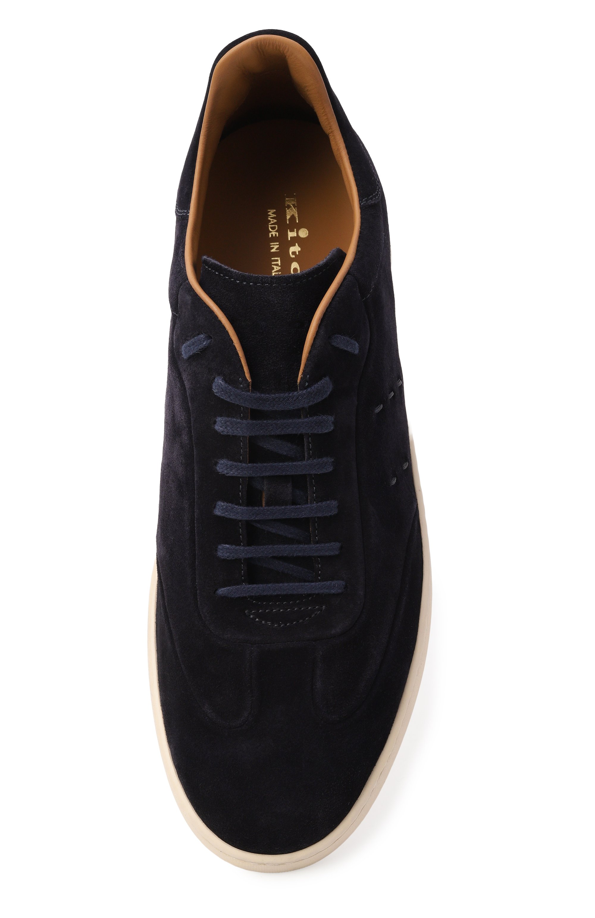 Замшевые кеды KITON, арт. USSA415N01279, фото 5