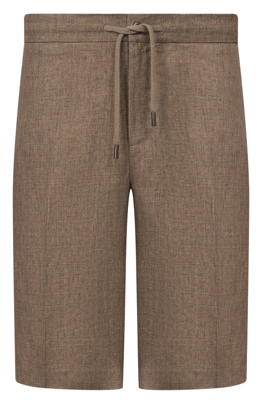 Льняные шорты Capobianco 20M851.LL00._001 Коричневый 20M851.LL00._001