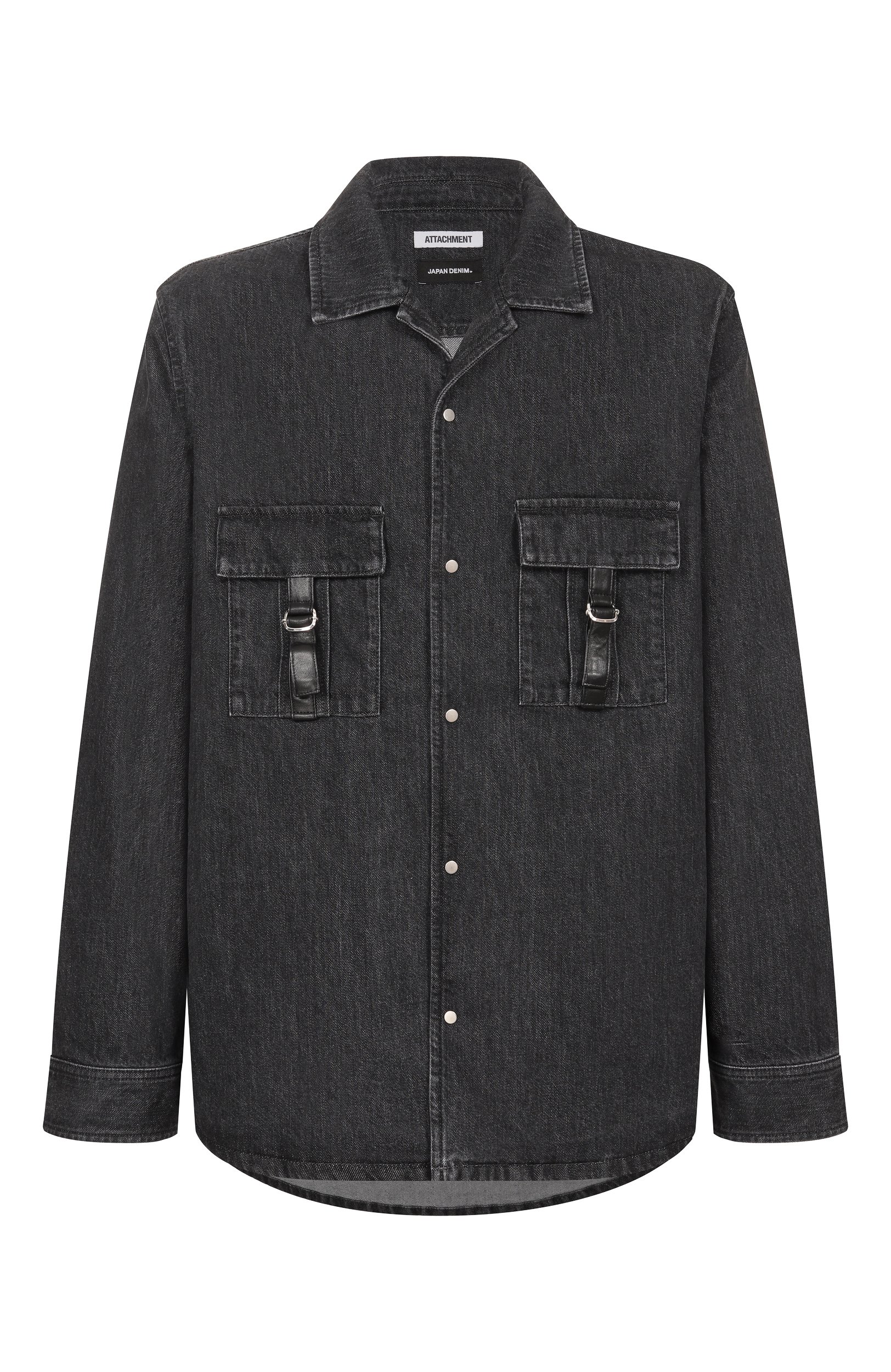Джинсовая рубашка attachment x japan denim ATTACHMENT, арт. AS62-096, фото 1