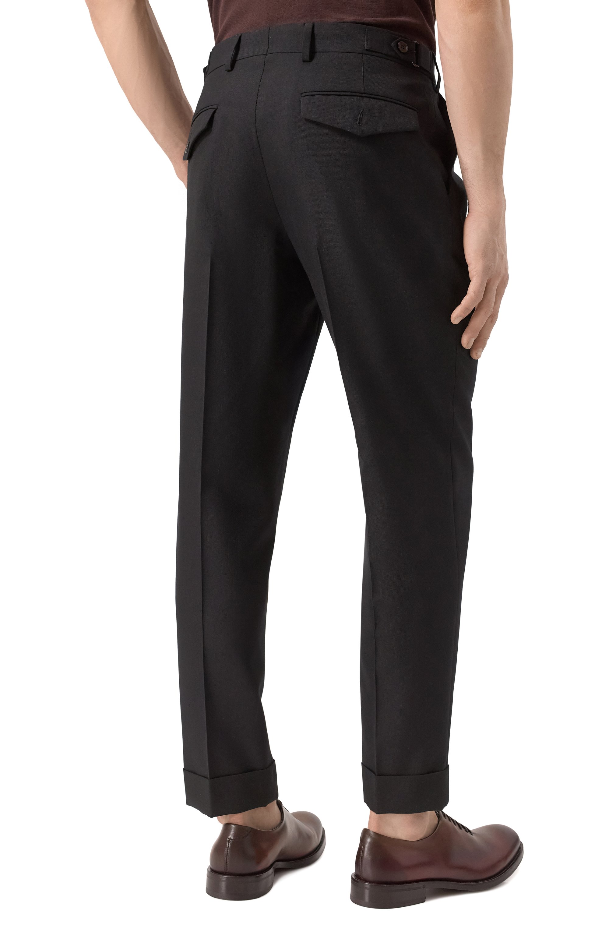 Шерстяные брюки DRIES VAN NOTEN, арт. 251-020904-1310, фото 4