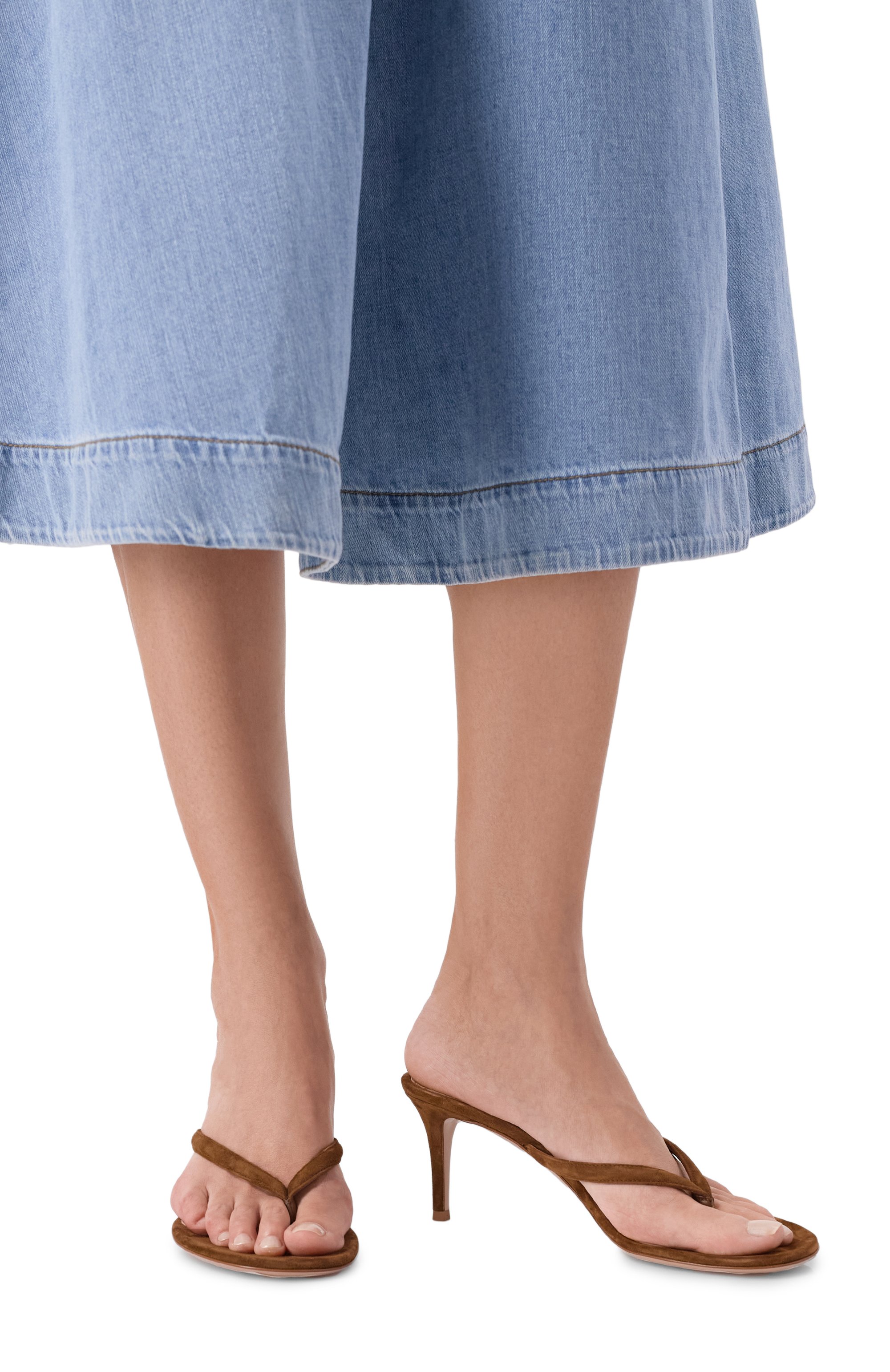 Замшевые мюли calypso 70 GIANVITO ROSSI, арт. G11260.70RIC.CAMTEXA, фото 2