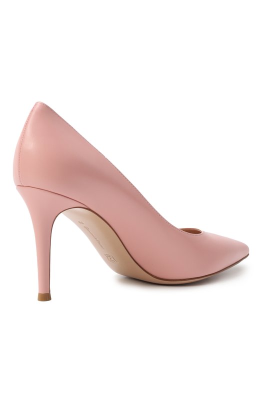 Кожаные туфли Gianvito 85 Gianvito Rossi G24580.85RIC.VITSAKU Розовый  G24580.85RIC.VITSAKU Фото 5