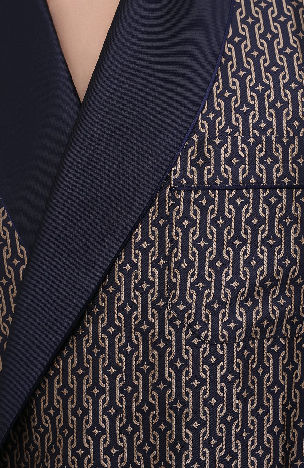 Шелковый халат DEREK ROSE, арт. 5535-VER0056, фото 5