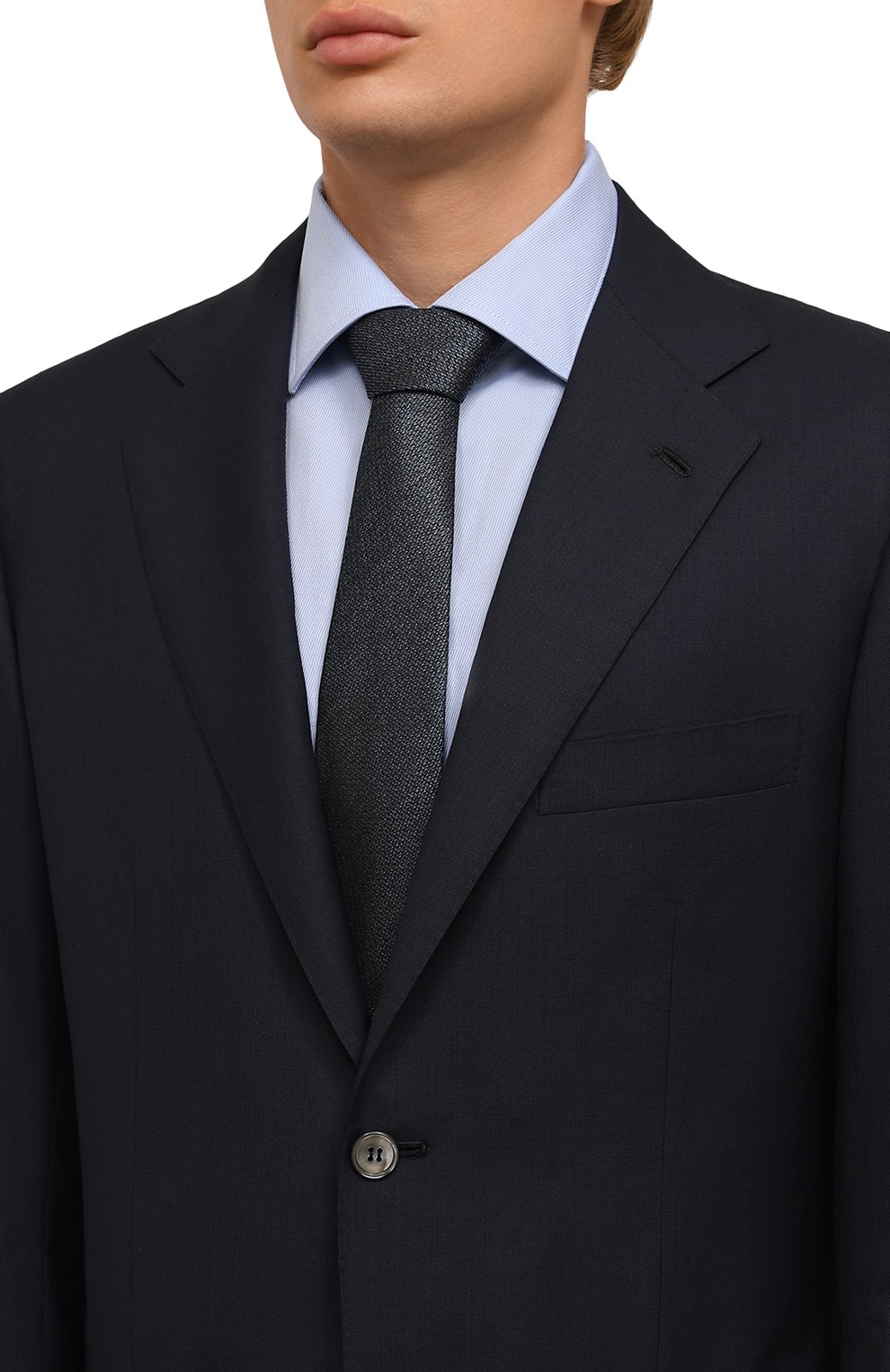 Шелковый галстук CANALI, арт. 18/HJ04057, фото 2