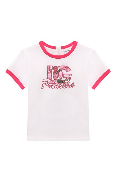 Хлопковая футболка DOLCE & GABBANA, арт. L2JT0M/G7NZY