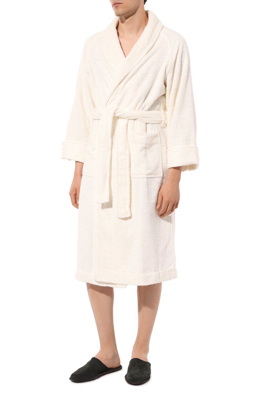 Халат unito FRETTE бежевого цвета по цене 36900 руб., арт. FR4645 D2060 G02X, фото 2 Халат unito FRETTE, арт. FR4645 D2060 G02X, фото 2