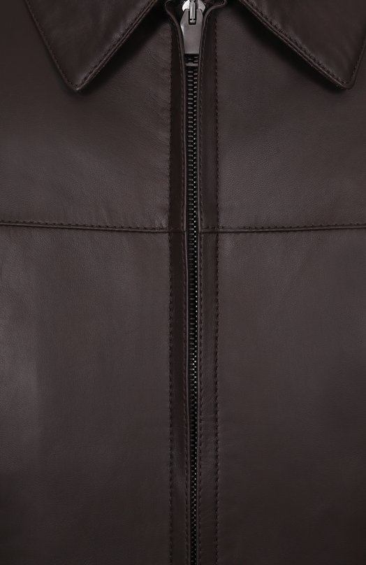Кожаная куртка Brioni PLBV0L/08720 Коричневый  PLBV0L/08720 Фото 6