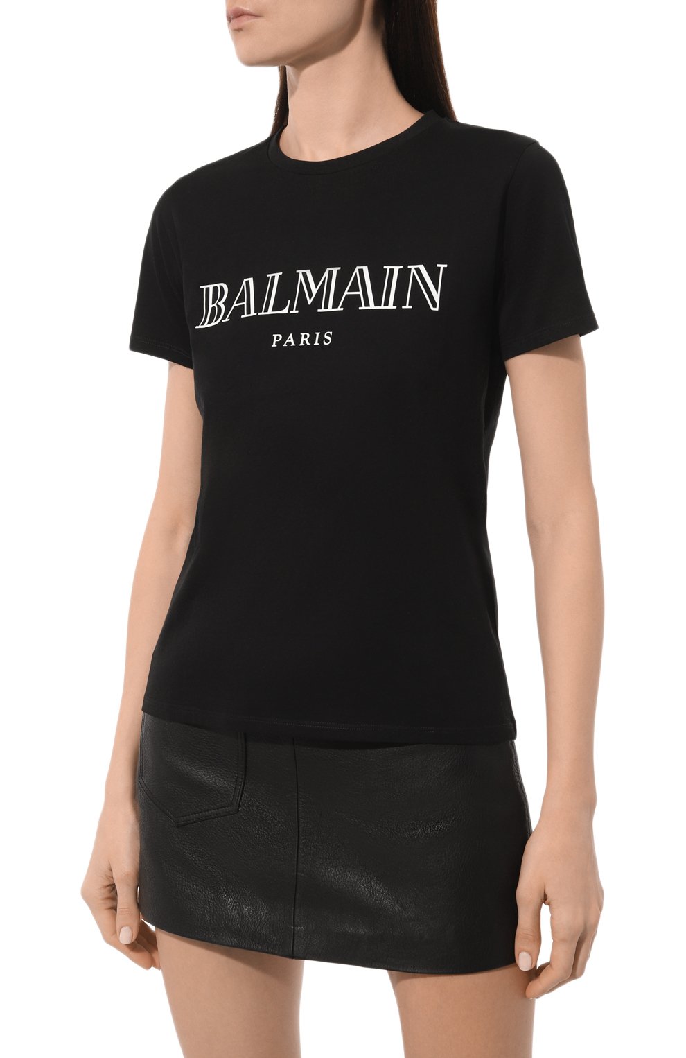 Хлопковая футболка BALMAIN, арт. VF11350B030, фото 3