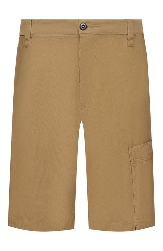 Шорты из хлопка и льна C.P. Company 20CMBE252A/110658G Хаки 20CMBE252A/110658G