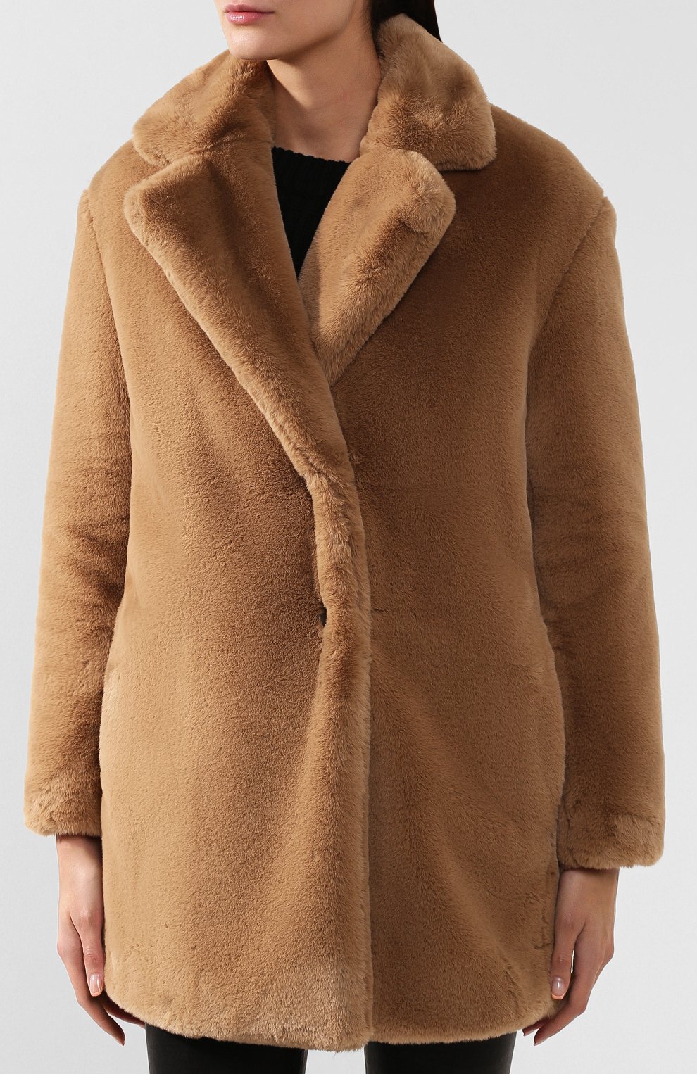 Шуба из экомеха BOSS, арт. 50416027, фото 3