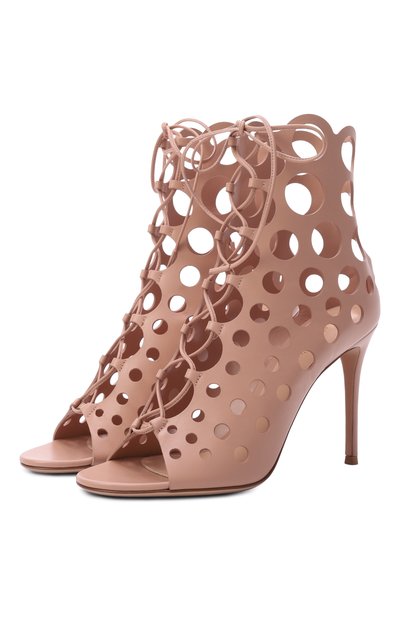 Женские кожаные ботильоны GIANVITO ROSSI, арт. G50645.15RIC.NXFPEAH