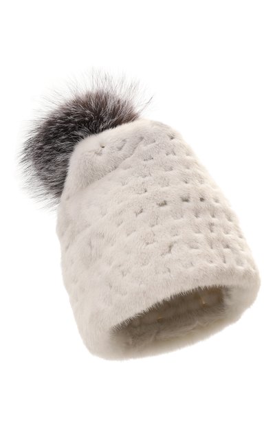 Женская меховая шапка из норки и лисы VICTORIA KUSENKOVA, арт. 071600008672