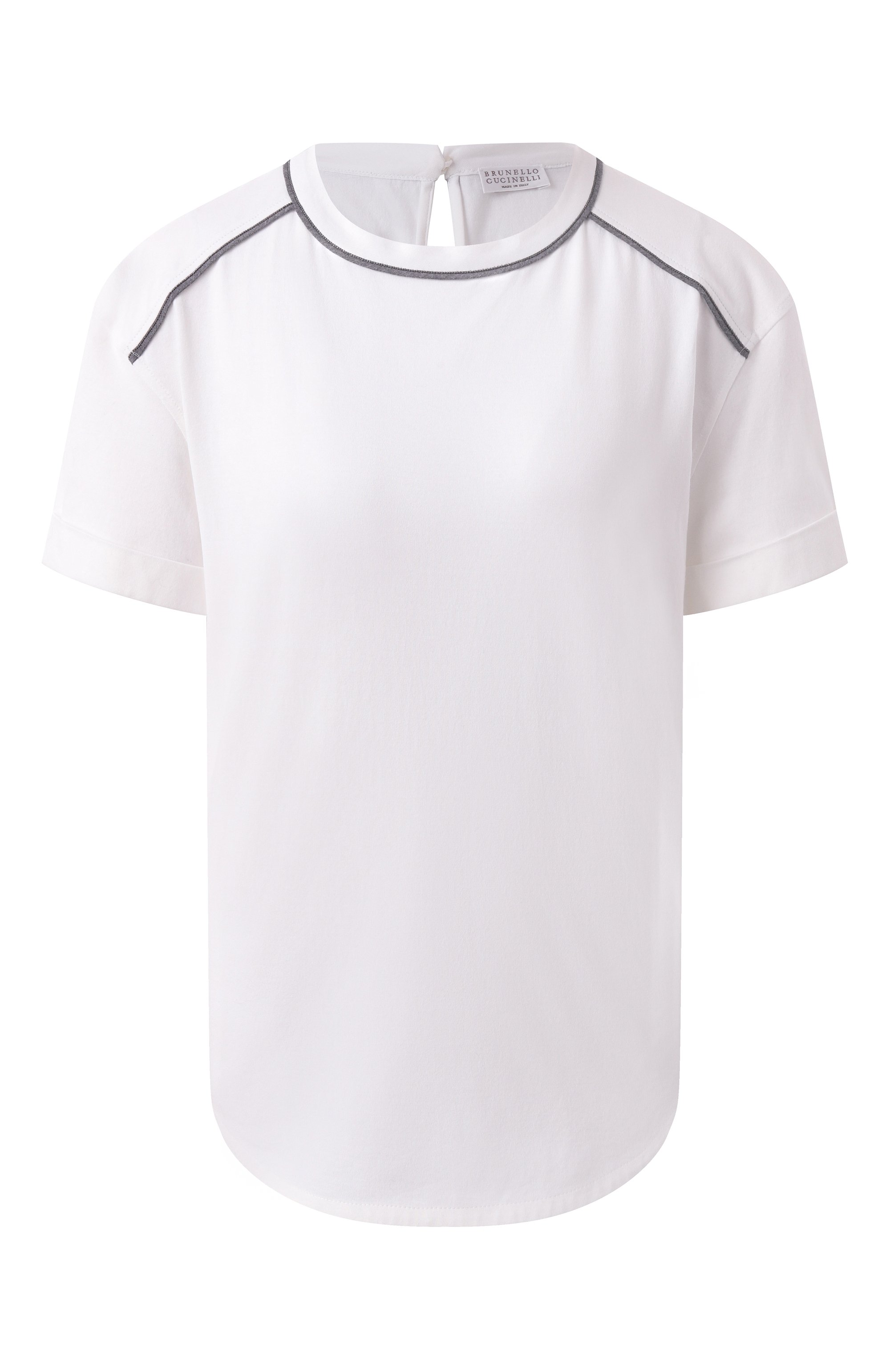 Хлопковый топ BRUNELLO CUCINELLI, арт. M0T81FP330, фото 1