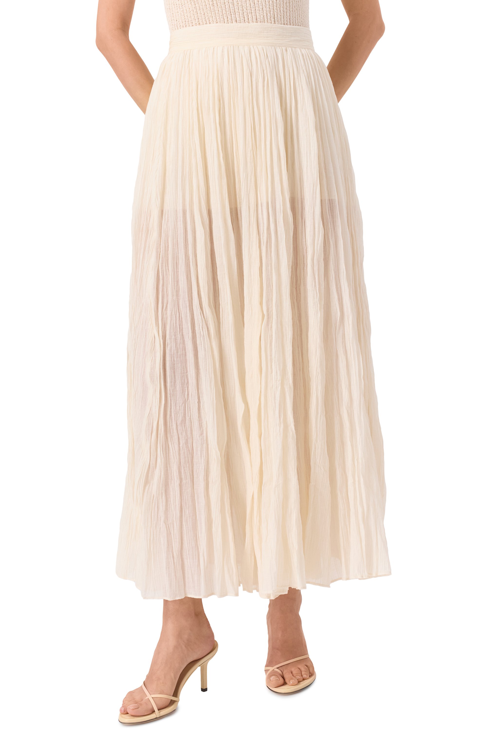 Хлопковая юбка TOTEME, арт. 243-WRB0197-FB0200, фото 3