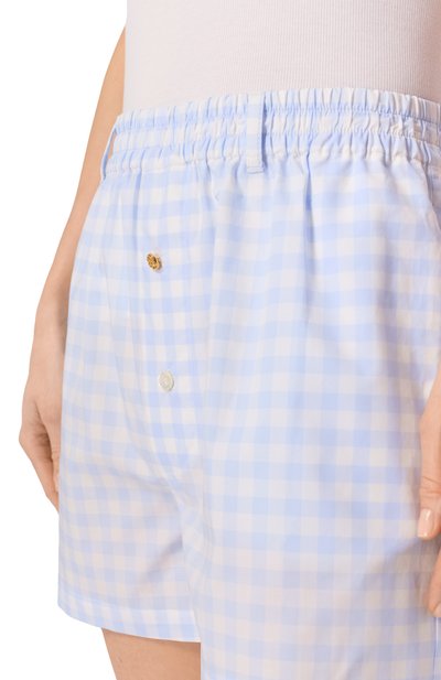 Хлопковые шорты MOSCHINO голубого цвета по цене 53650 руб., арт. A0329/0536, фото 5 Хлопковые шорты MOSCHINO, арт. A0329/0536, фото 5