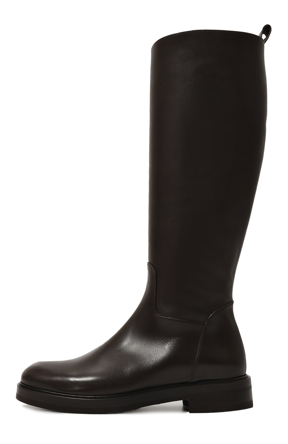 Кожаные сапоги KITON темно-коричневого цвета по цене 162000 руб., арт. D56806N0102405, фото 4 Кожаные сапоги KITON, арт. D56806N0102405, фото 4