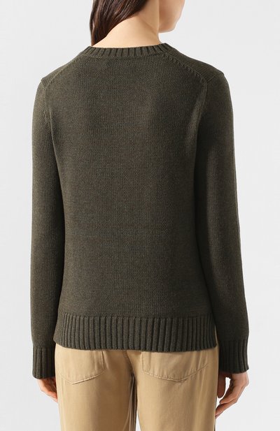 Хлопковый свитер POLO RALPH LAUREN зеленого цвета по цене 26150 руб., арт. 211783974, фото 4 Хлопковый свитер POLO RALPH LAUREN, арт. 211783974, фото 4