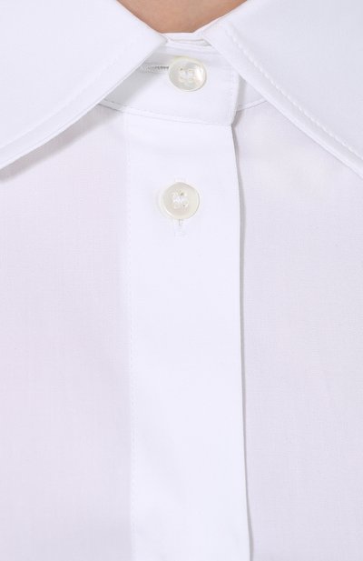 Приталенная хлопковая блуза DOLCE & GABBANA, арт. 0102/F5G19T/FUEAJ, фото 5