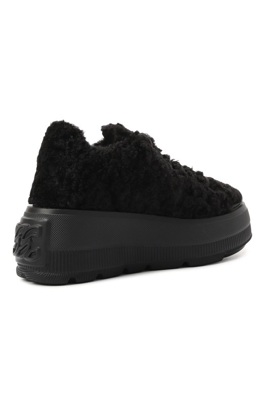 Текстильные кеды Nexus Casadei 2X078A071NC2188 Чёрный  2X078A071NC2188 Фото 5