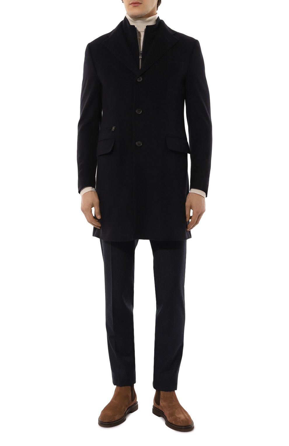 Шерстяное пальто CORNELIANI, арт. 941508-9412321, фото 2