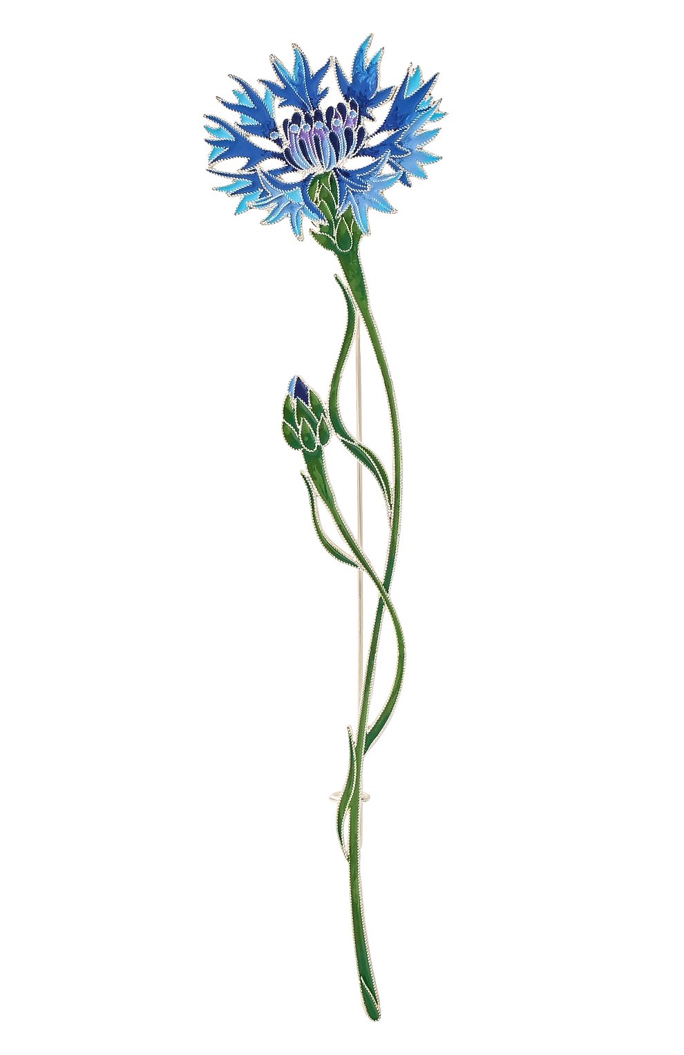 Брошь василёк РУССКИЕ САМОЦВЕТЫ, арт. 41493, фото 1