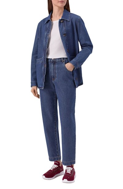Текстильные кроссовки KITON бордового цвета по цене 207000 руб., арт. DSSFITAN00847, фото 3 Текстильные кроссовки KITON, арт. DSSFITAN00847, фото 3