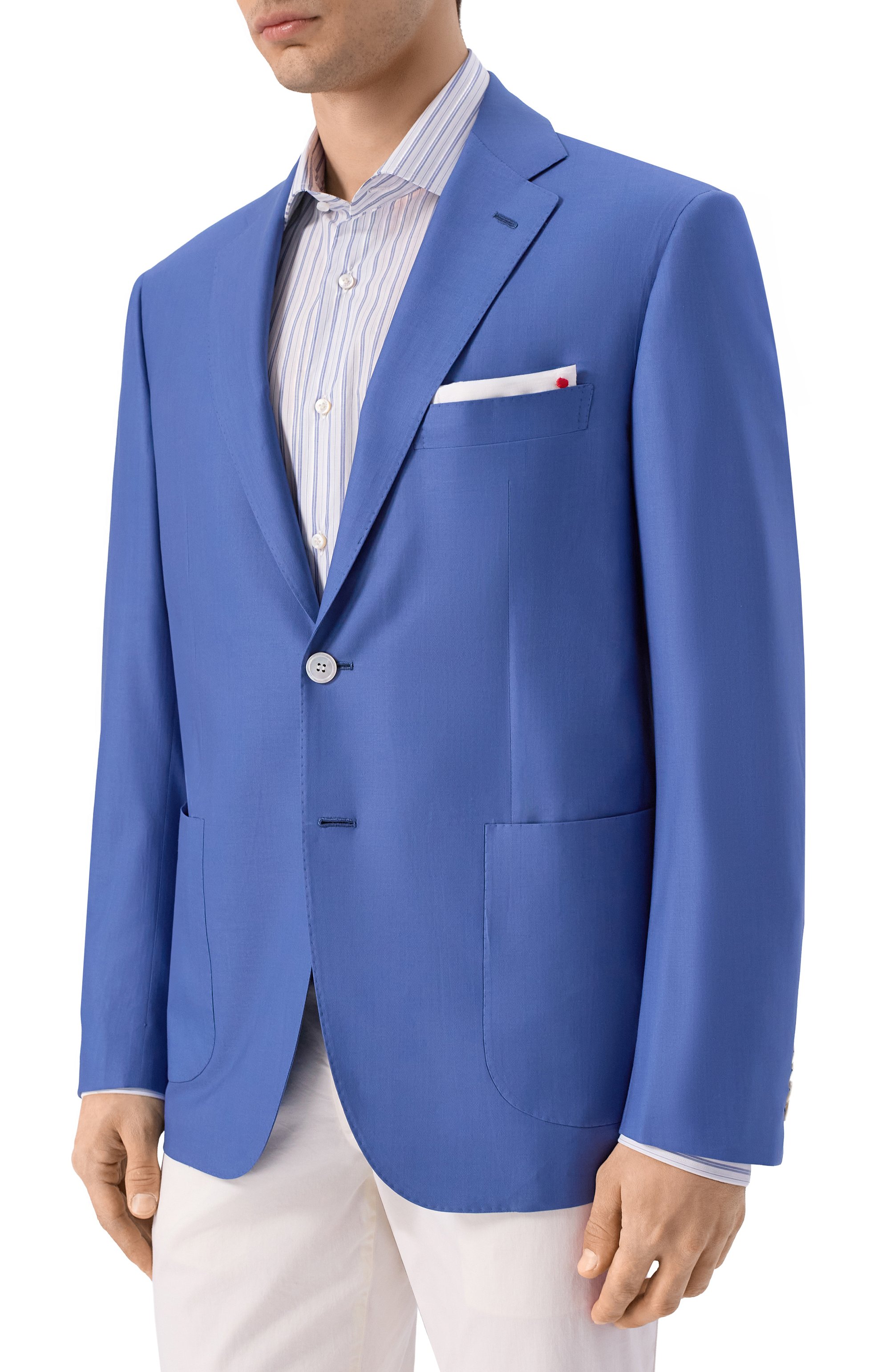 Шерстяной пиджак KITON, арт. UG81K0614G, фото 3