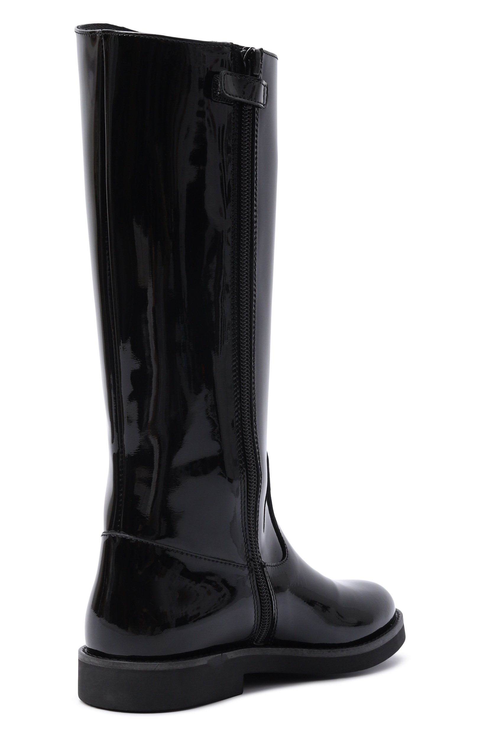 Кожаные сапоги DOLCE & GABBANA, арт. D11431/A1067_001, фото 3