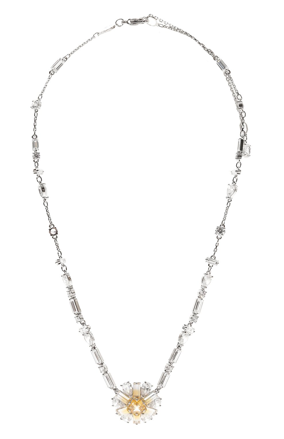 Колье idyllia SWAROVSKI серебряного цвета по цене 49850 руб., арт. 5679916, фото 1 Колье idyllia SWAROVSKI, арт. 5679916, фото 1