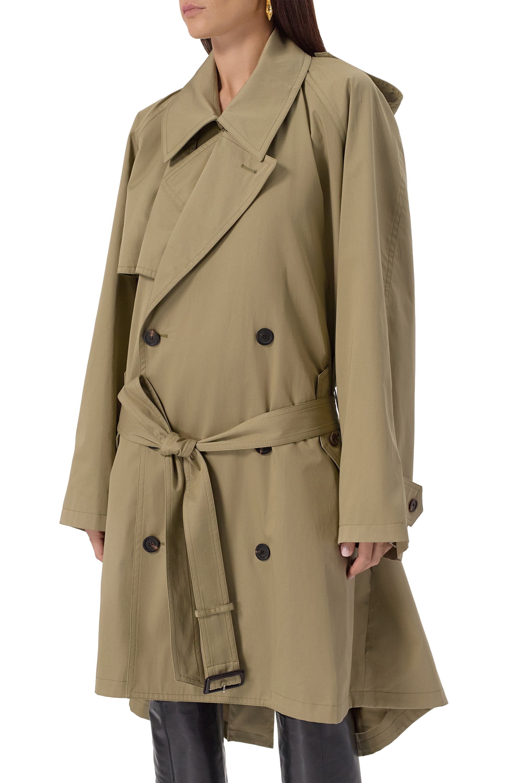 Хлопковый тренч BALENCIAGA, арт. 839117/TSP13, фото 3