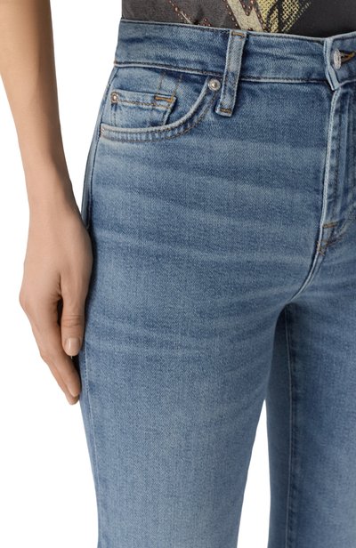 Джинсы lisha 7 FOR ALL MANKIND голубого цвета по цене 32950 руб., арт. 7UIW0120-45H, фото 5 Джинсы lisha 7 FOR ALL MANKIND, арт. 7UIW0120-45H, фото 5