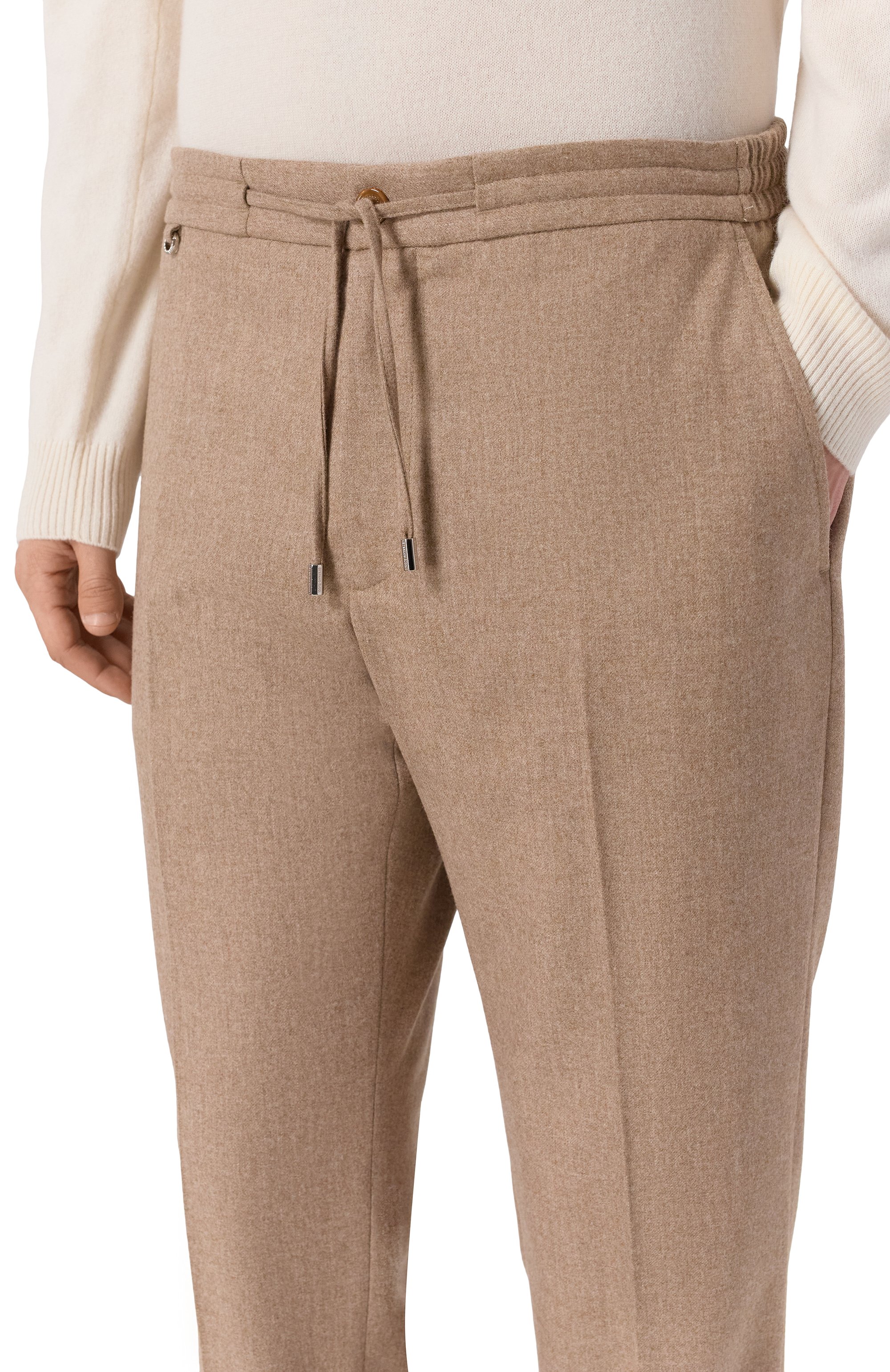 Джоггеры из шерсти и кашемира STEFANO RICCI, арт. M1T5300530/WC000P, фото 5