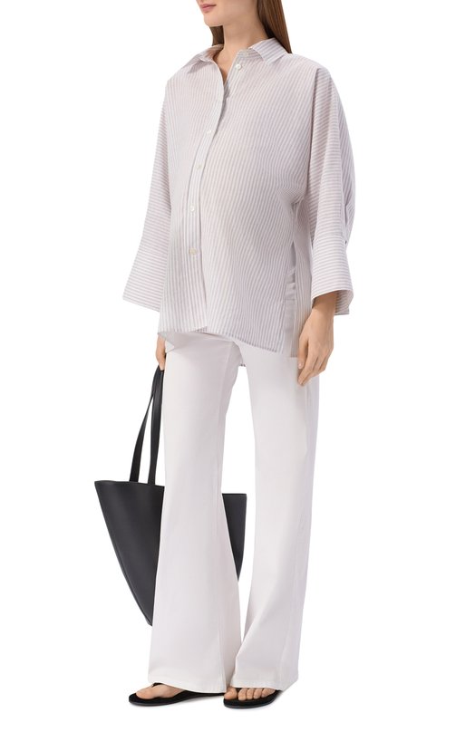 Рубашка изо льна и хлопка Pietro Brunelli CA2514/LI0028 Серый  CA2514/LI0028 Фото 2