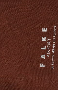 Мужские носки из шерсти и хлопка FALKE коричневого цвета, арт. 14435. | Фото 2 (Материал внешний: Шерсть; Кросс-КТ: бельё; Материал сплава: Проставлено; Нос: Не проставлено)