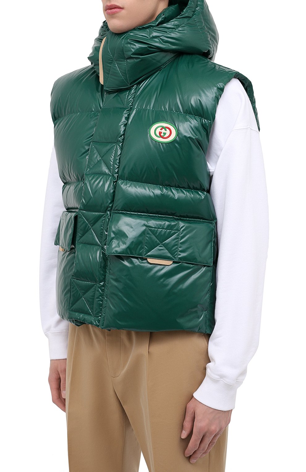 Пуховый жилет GUCCI, арт. 672224/Z8AQM, фото 3