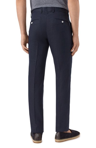 Льняные брюки DOLCE & GABBANA, арт. GY7BMT/FU4K6, фото 4